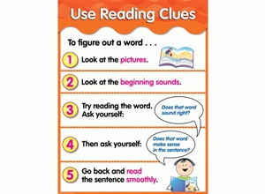 Picture of Use Reading Clues Learning Chart