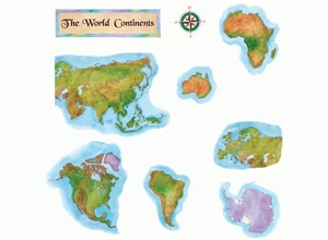 Picture of The World Continents Large Display Set