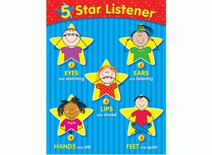 Picture of 5-Star Listener Learning Chart