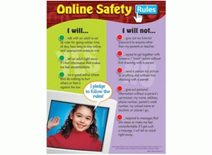 Picture of Online Safety Rules Learning Chart