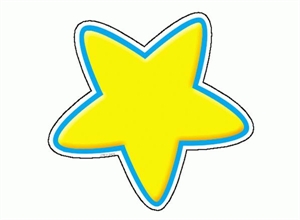 Picture of Gold Stars Designer Cut-outs