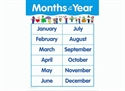 Picture of Months of the Year Learning Chart