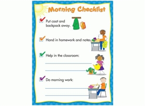 Picture of Morning Routine Classroom Essentials Chart