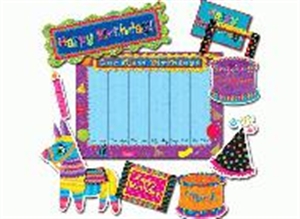 Picture of Poppin' Patterns Birthday Large Display Set