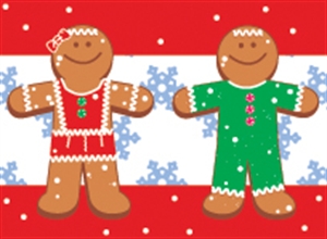 Picture of Gingerbread People Border