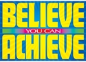 Picture of Believe you can achieve Motivational Chart
