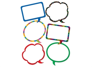 Picture of Speech Bubbles Jumbo Cut-outs