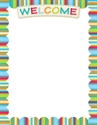 Picture of Stripes and Stitches Welcome Classroom Essentials Chart