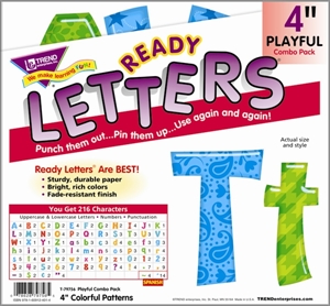 Picture of Colourful Patterns Ready Letters