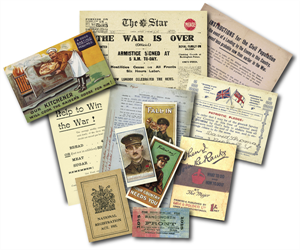 Picture of World War One Memorabilia Pack