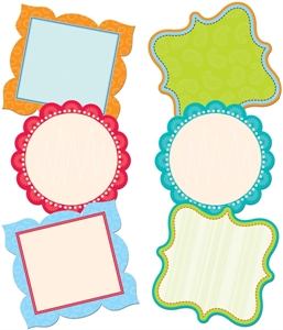 Picture of Fancy Chart Cards Cut-outs