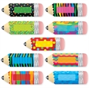 Picture of Poppin' Patterns Pencils Jumbo Cut-outs