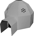 Picture of Cardboard Igloo - Silver