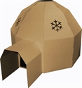 Picture of Cardboard Igloo - Brown