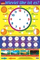 Picture of German What's The Time Learning Chart