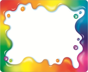 Picture of Rainbow Gel Name Tags