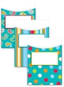 Picture of Dots on Turquoise Jumbo Library Pockets