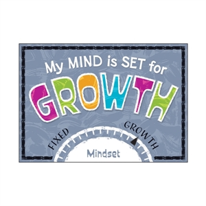 Picture of My Mind is set for Growth Motivational Chart