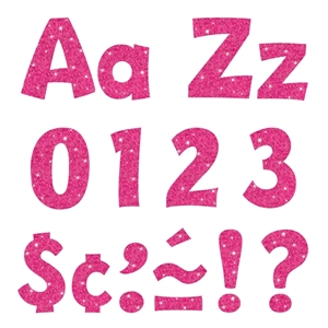 Picture of Hot Pink Sparkle Letters