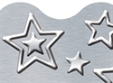 Picture of I Love Metal Silver Stars Border