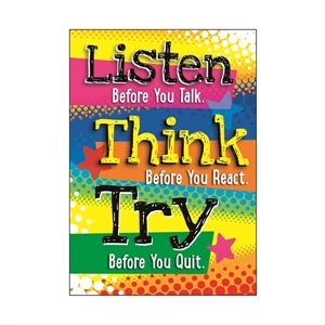 Picture of Listen Before you Talk Motivational Chart