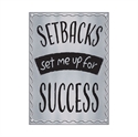 Picture of Setbacks set me up for success Motivational Chart