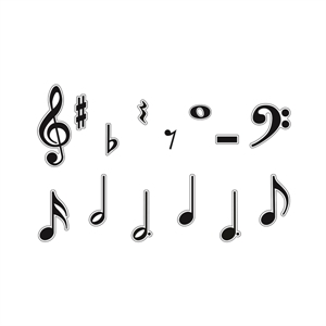 Picture of Music Symbols Cut-Outs